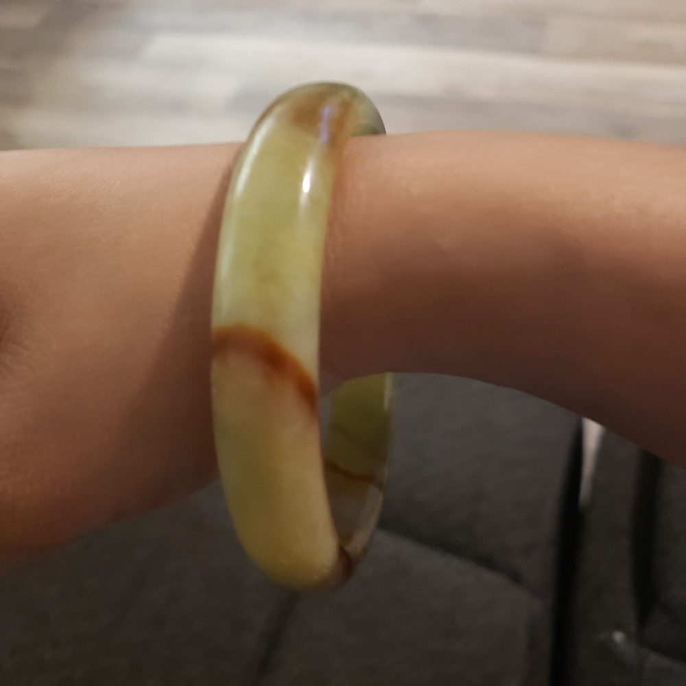 Agate solid bangle - Picture 6 of 6